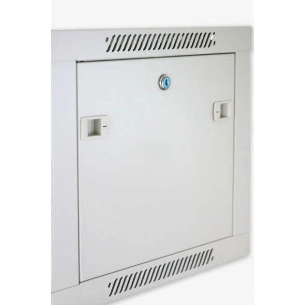 Armadio Rack 19'' a muro 12 unità sezione unica prof. 450mm Grigio