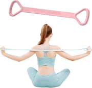Cintura di resistenza, Spalla, Gonna, Braccio, Corda elastica, Cintura di fitness, Piede, Gamba, Estensore manuale, Yoga e Pilates Stretch Fisioterapia, Esercizio di fitness a casa (Rosso)