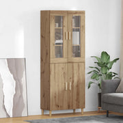 Credenza-Buffet-Armadio da cucina Rovere artigianale 69,5 x 34 x 180 cm 811469