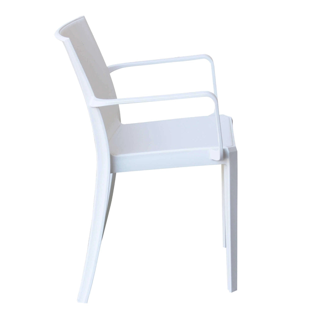 Poltrona da Esterno Impilabile in Polipropilene cm 55x58x82 - VICTORIA