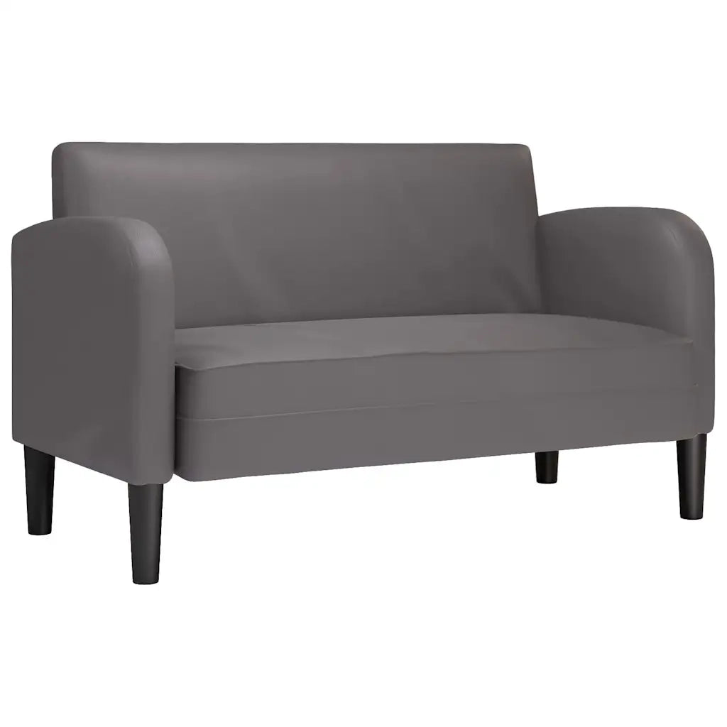 Divano Divanetto Grigio 110 cm in Similpelle 4100538