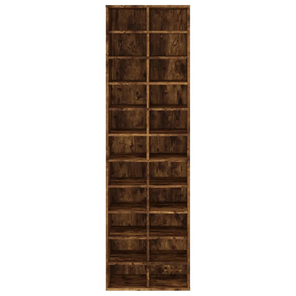 Scarpiera 54 x 34 x 183 cm in legno ingegnerizzato marrone 02_0043398
