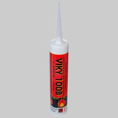 CEMENTO PER ALTE TEMPERATURE VIKY 100B  500 gr Nero     MADE IN ITALY
