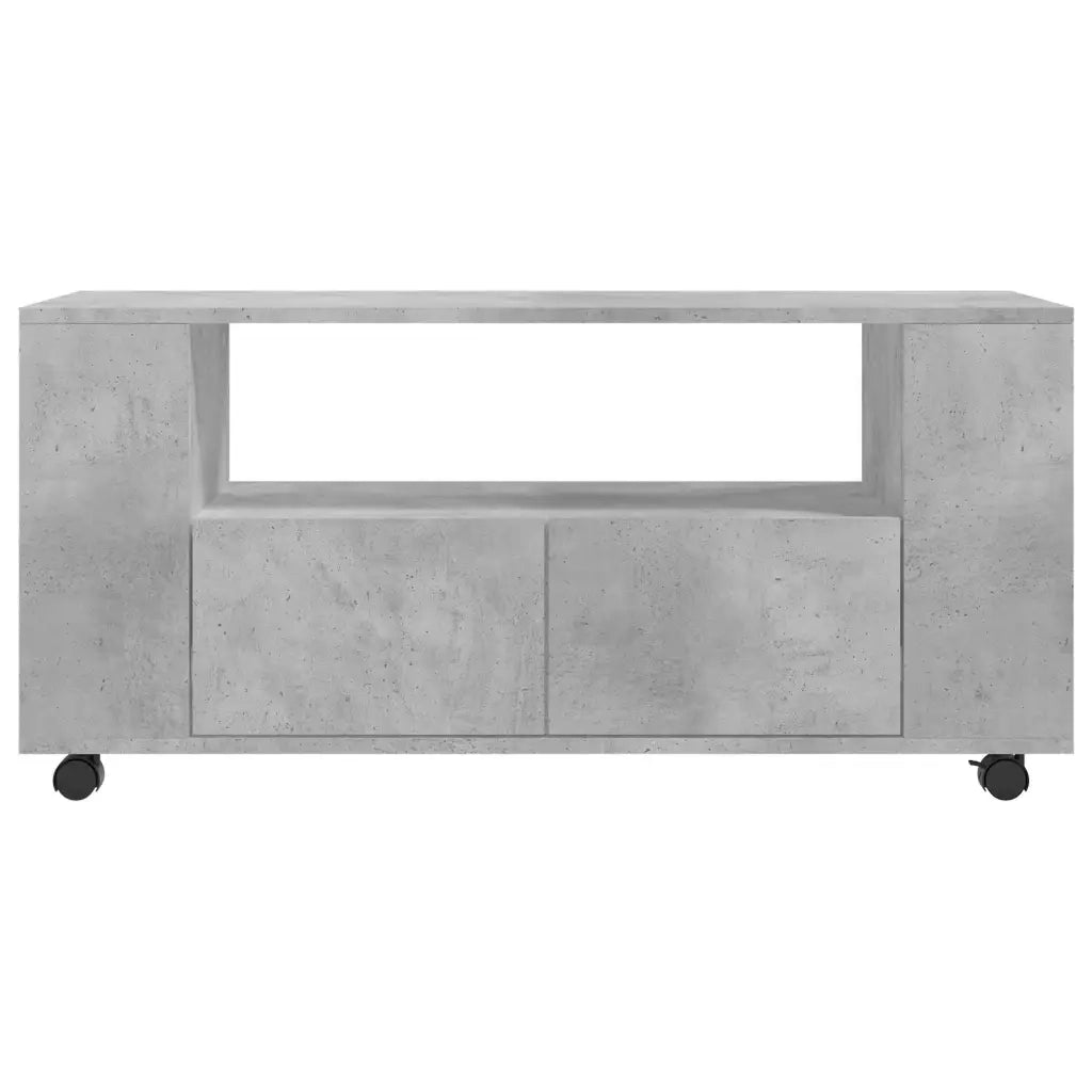 Mobile TV | Armadietto TV | Mobile Porta TV Grigio Cemento 102x34,5x43cm Legno Multistrato