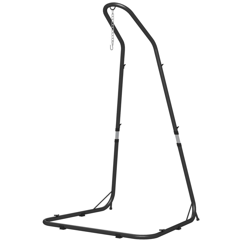 Supporto per Amaca ¨C Zephmum ¨C Nero 133x116x195/230 cm
