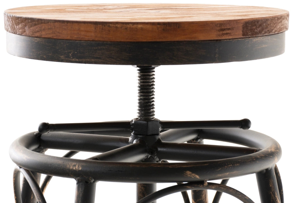 Sgabello industriale Beam bronzo