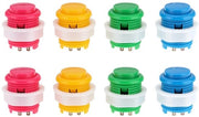 Set di pulsanti per macchine da gioco, 8 pezzi