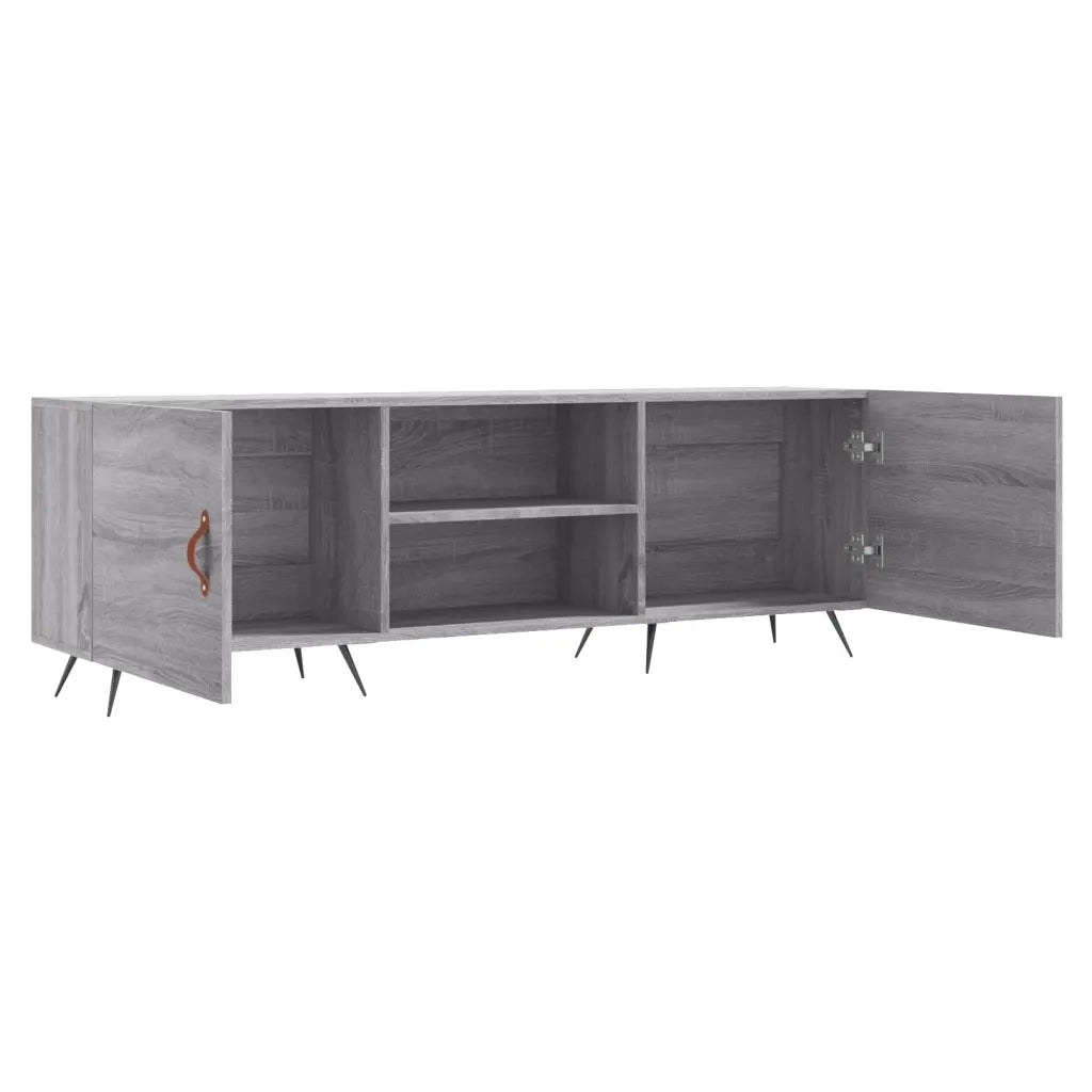 vidaXL Mobile Porta TV Grigio Sonoma 150x30x50 cm in Legno Multistrato