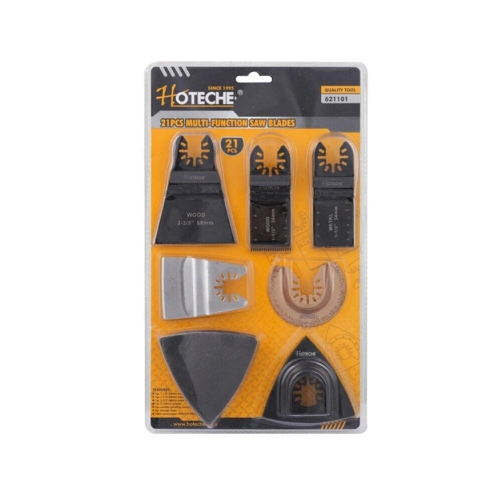 Set 21 accessori strumenti per utensile oscillante multifunzione lama taglio