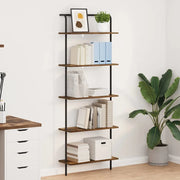 Libreria Rovere fumé 60 x 24 x 168 cm Legno multistrato 879967