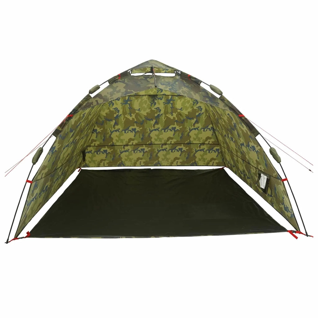 Tenda da pesca con rilascio rapido 4 persona Camouflage Leggero 42042279