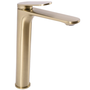 Rubinetto Da Lavabo Rea Marco Brush Gold High