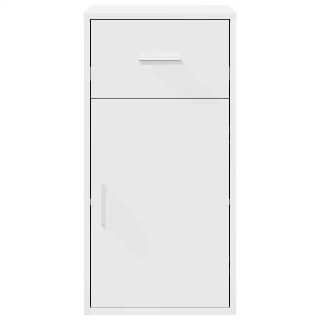 Credenza con Cassetto-Buffet-Armadio da cucina Bianco 38 x 34 x 75 cm
