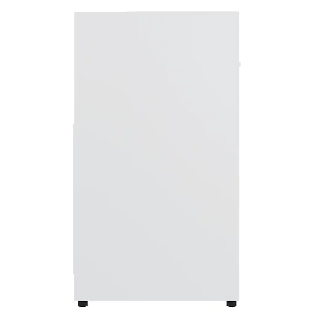 Armadio da Bagno Bianco 60x33x61 cm in Legno Multistrato