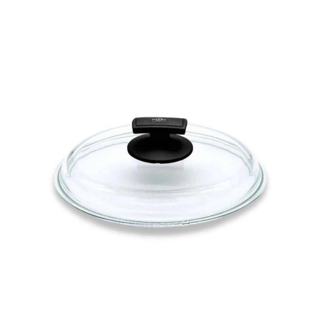 Casseruola con Coperchio in Vetro Antiaderente 2 Manici Ø24 cm Olympia Hard Cook