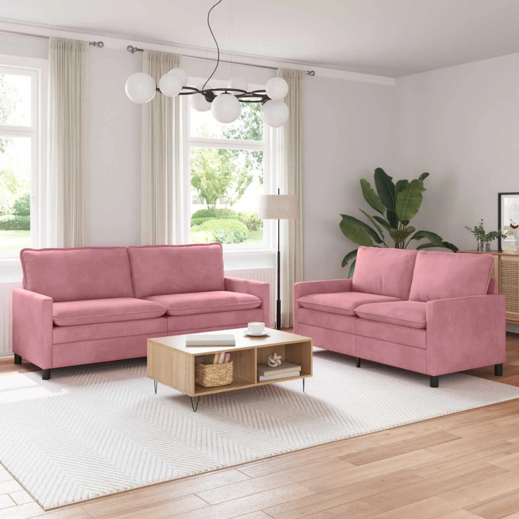 Set di divani 2 pcs Rosa Velluto