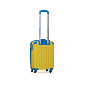 Trolley Valigia Rigido Bagaglio a Mano in ABS 4 TSA Ruote Ravizzoni Luna Giallo