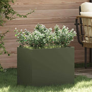 Vaso da giardino-Fioriera Esterno-Contenitore per Piante Oliver verde 50 x 32 x 40 cm
