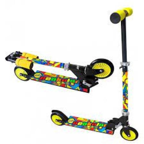 Sport One- Neokolor-Monopattino in alluminio con asta telescopica