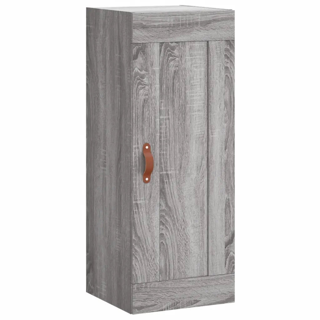 Credenza Grigio Sonoma 34,5x34x180 cm in Legno Multistrato 3200175