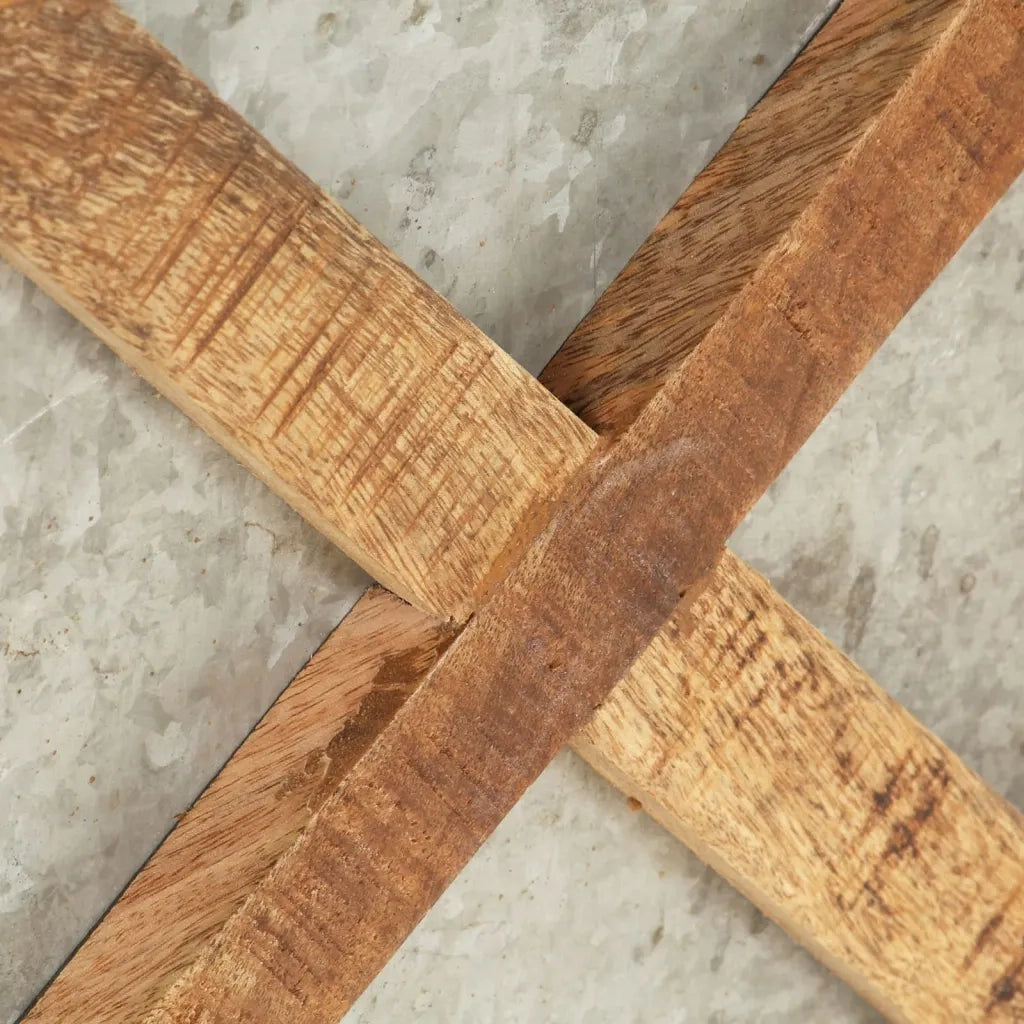 Comodino 40x30x50 cm in Legno Massello di Mango cod mxl 63958