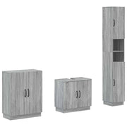 Set di armadietti da bagno in 3 pezzi HOORN Sonoma grigio 3417474