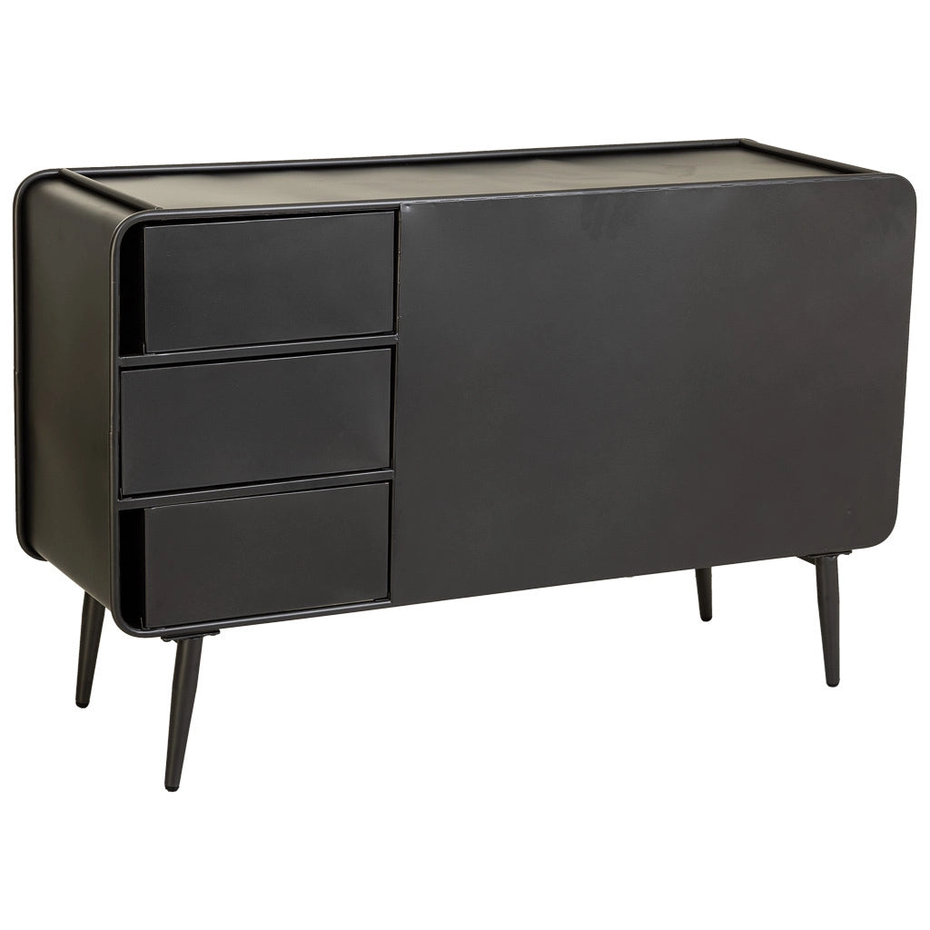 Credenza in metallo marrone 120x40x75h