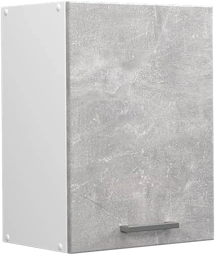 Pensile da cucina R-Line, Calcestruzzo, 45 cm, per la libera combinazione all'interno di sistemi cucina modulari