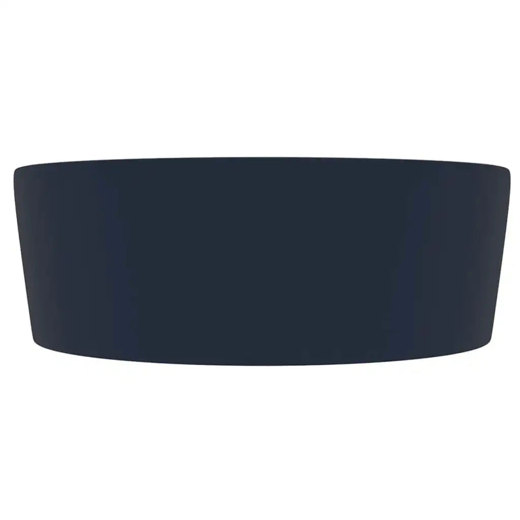 Lavandino-Lavello con Troppopieno Blu Scuro Opaco 36x13 cm in Ceramica