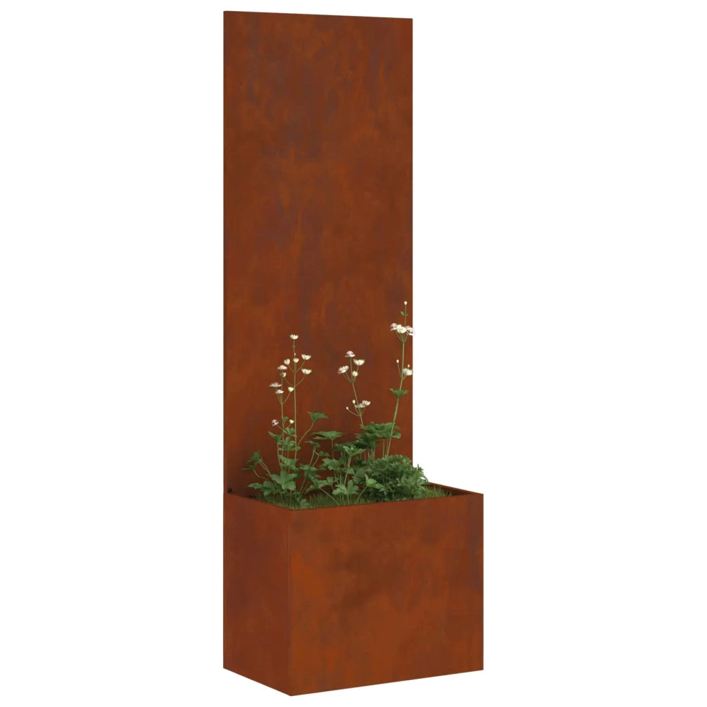 Schermo per privacy in giardino Ruggine 50 x 32 x 150 cm 876447