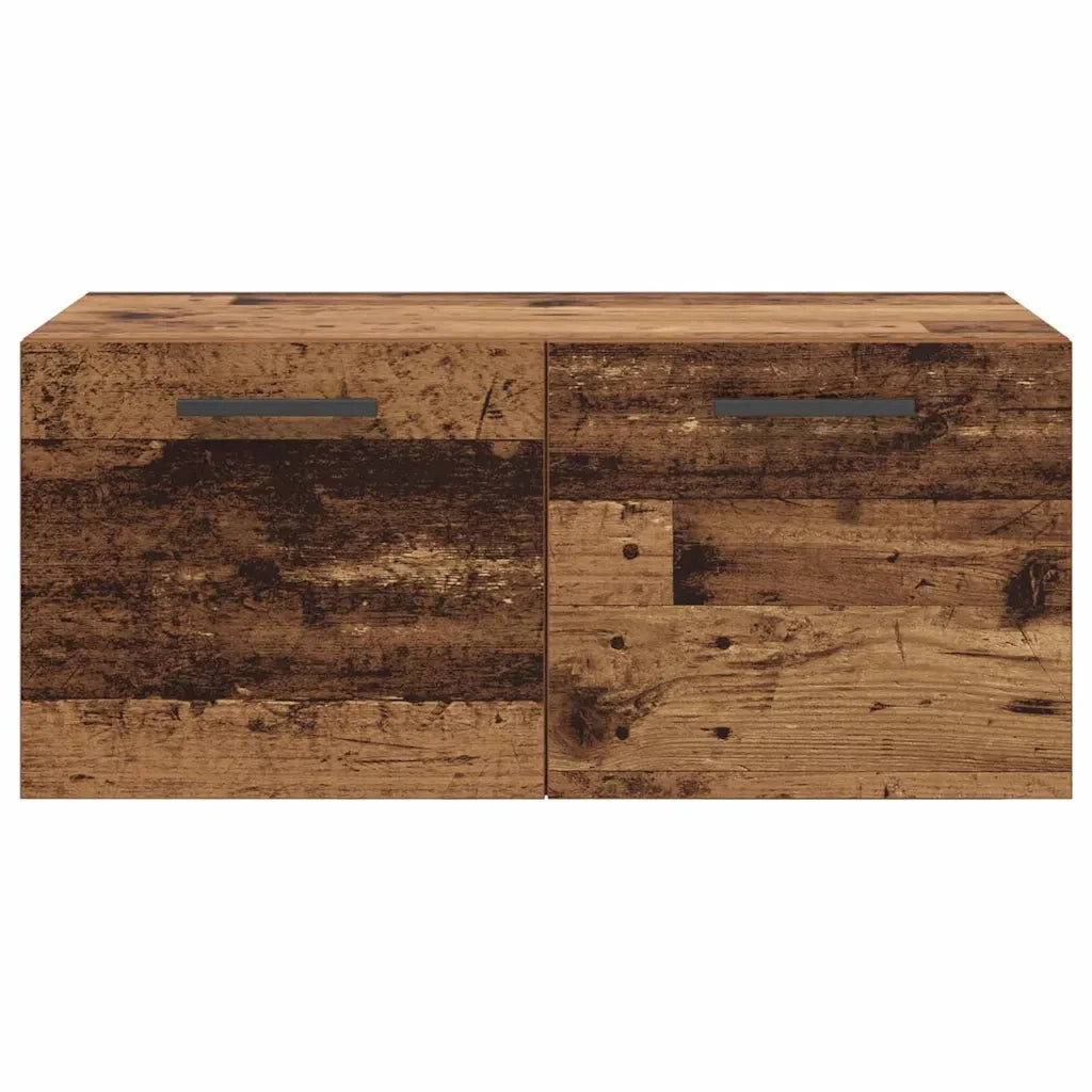 Armadietto a Muro | Mobile a Parete Legno vecchio 80 x 36.5 x 35 cm