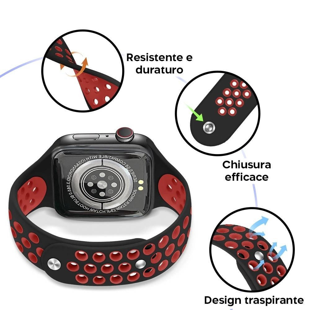 Trade Shop - Smartwatch W26 Pro Max Impermeabile Auricolari Doppio Cinturino Fitness Sports -