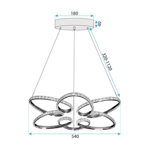 Lampada Led G002-cp Chrome