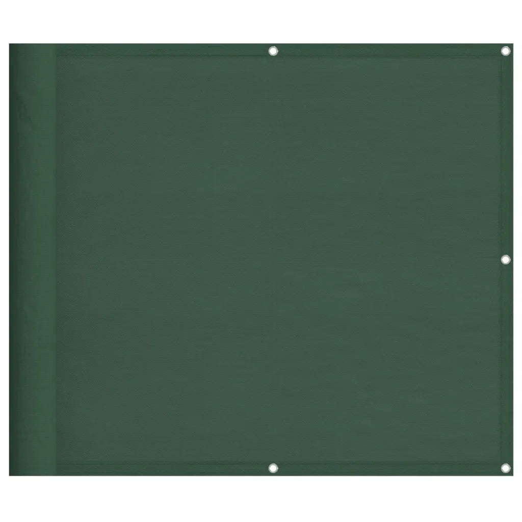 Paravento Balcone Verde Scuro 90x800 cm 100% Poliestere Oxford 4000264