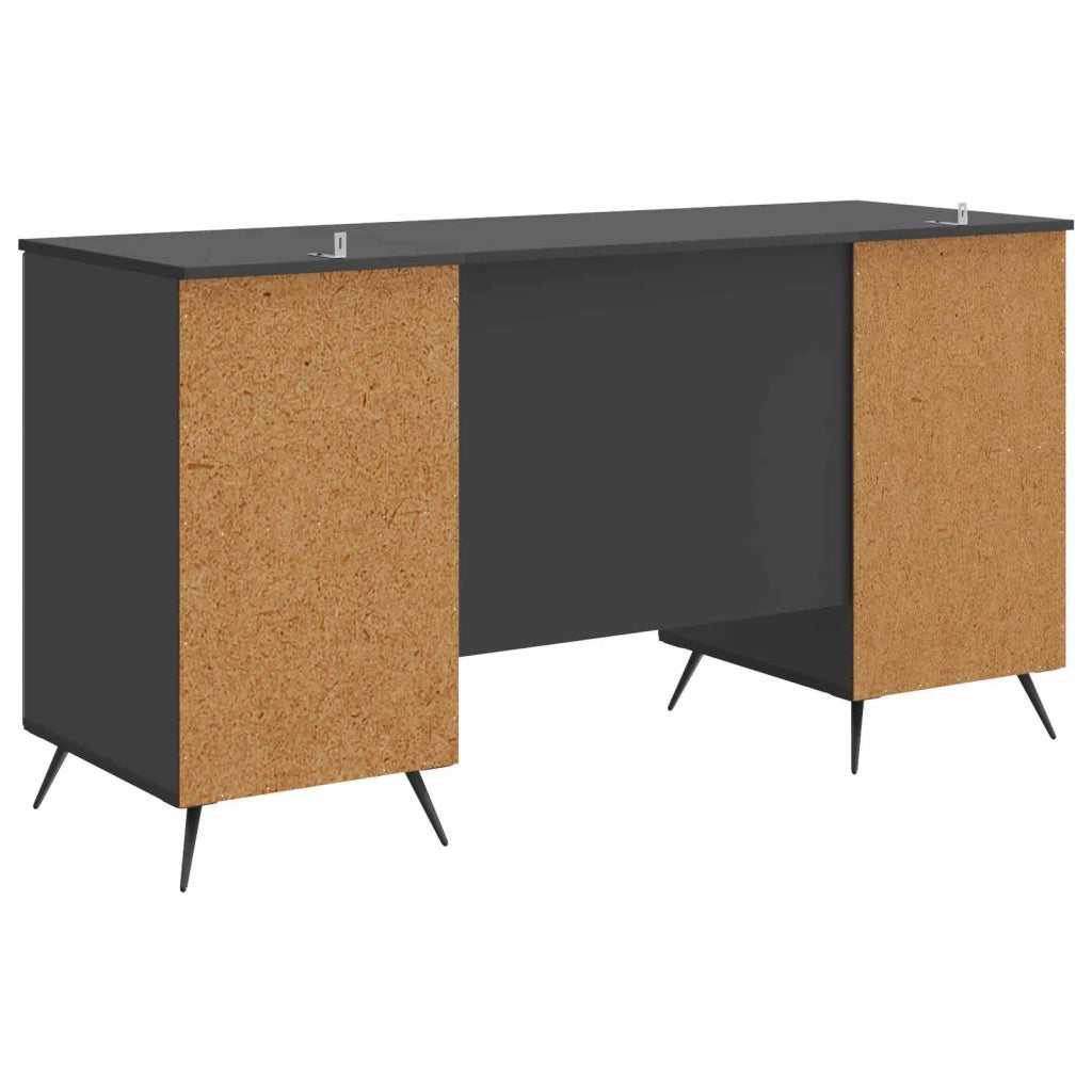 Scrivania Nero 142,5 x 50 x 75 cm Legno ingegnerizzato 3414631