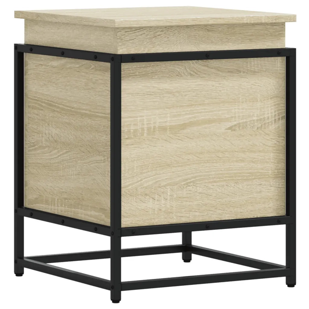 Contenitore con Coperchio Rovere Sonoma 40x40x51,5cm Truciolato 848790