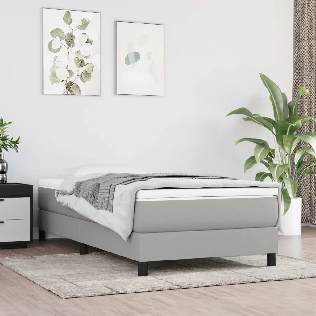 Materasso a Molle Insacchettate Grigio Chiaro 90x190x20 cm cod mxl 44061