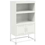 Credenza | Madia | Buffet da pranzo | Armadio da pranzo Bianca 68,5x38,5x123,5 cm in Acciaio