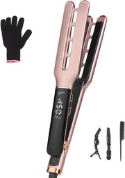 Stijltang Professionale platta extra larga smalto ceramico display digitale spegnimento automatico 140 °C - 230 °C