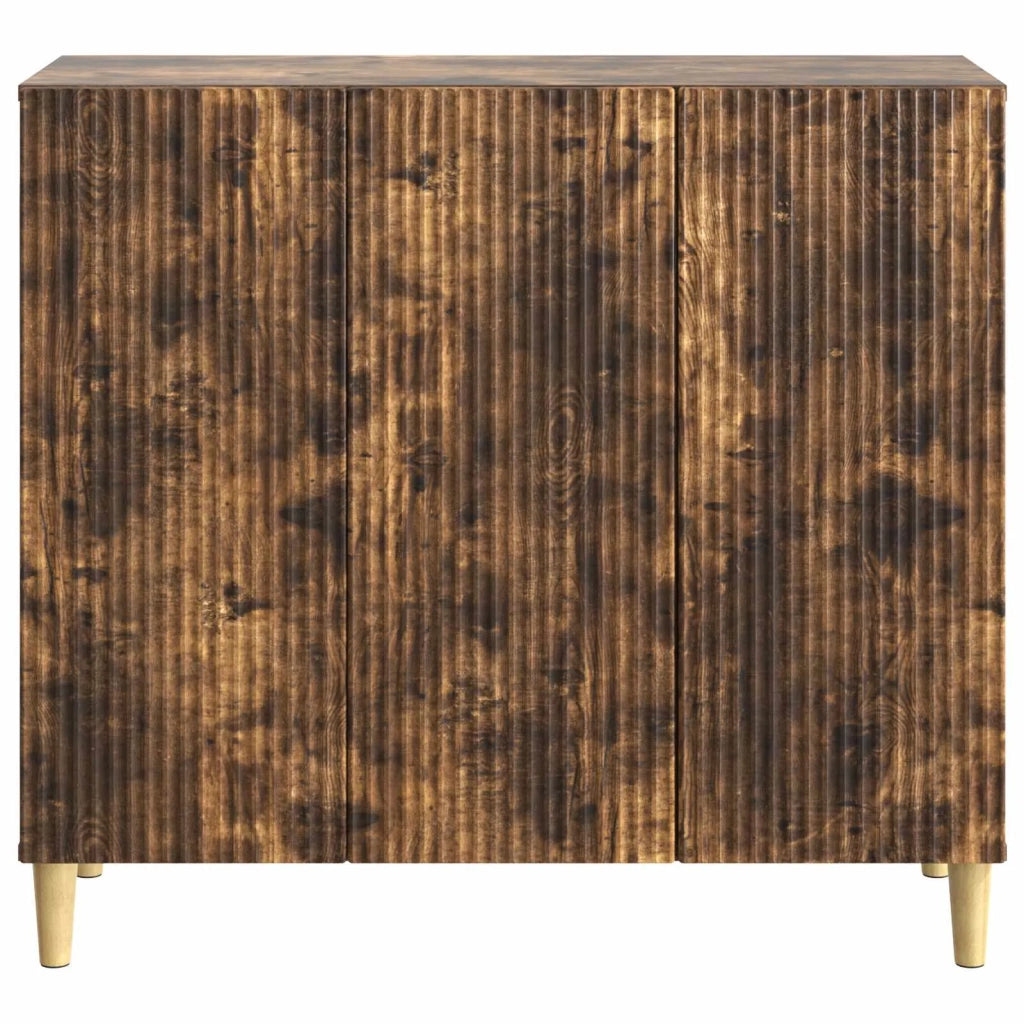 Credenza Rovere Fumo 89 x 34,5 x 80 cm Legno ingegnerizzato