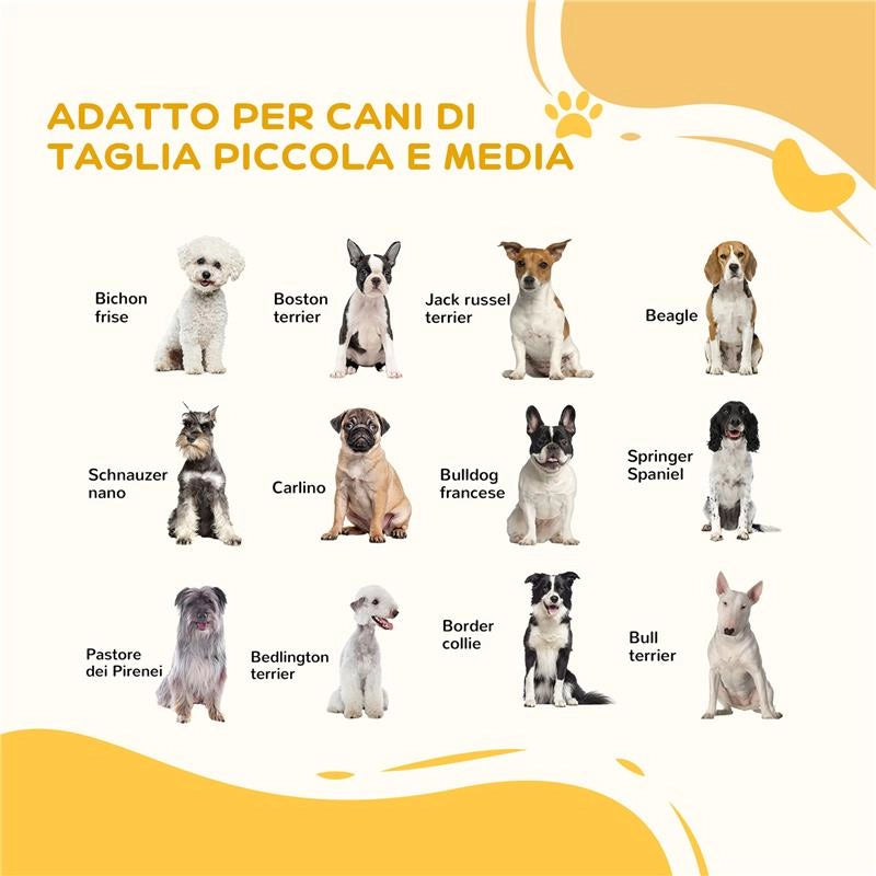 CANCELLETTO PER CANI ESTENSIBILE CON PORTA E 2 PANNELLI, PIEDINI TRIANGOLARI, 112-159X70 CM, LEGNO NATURALE