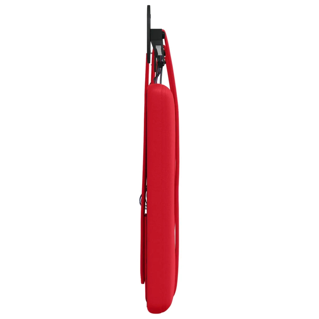 Testiera | Testata sospesa Con luce LED Rosso Similpelle
