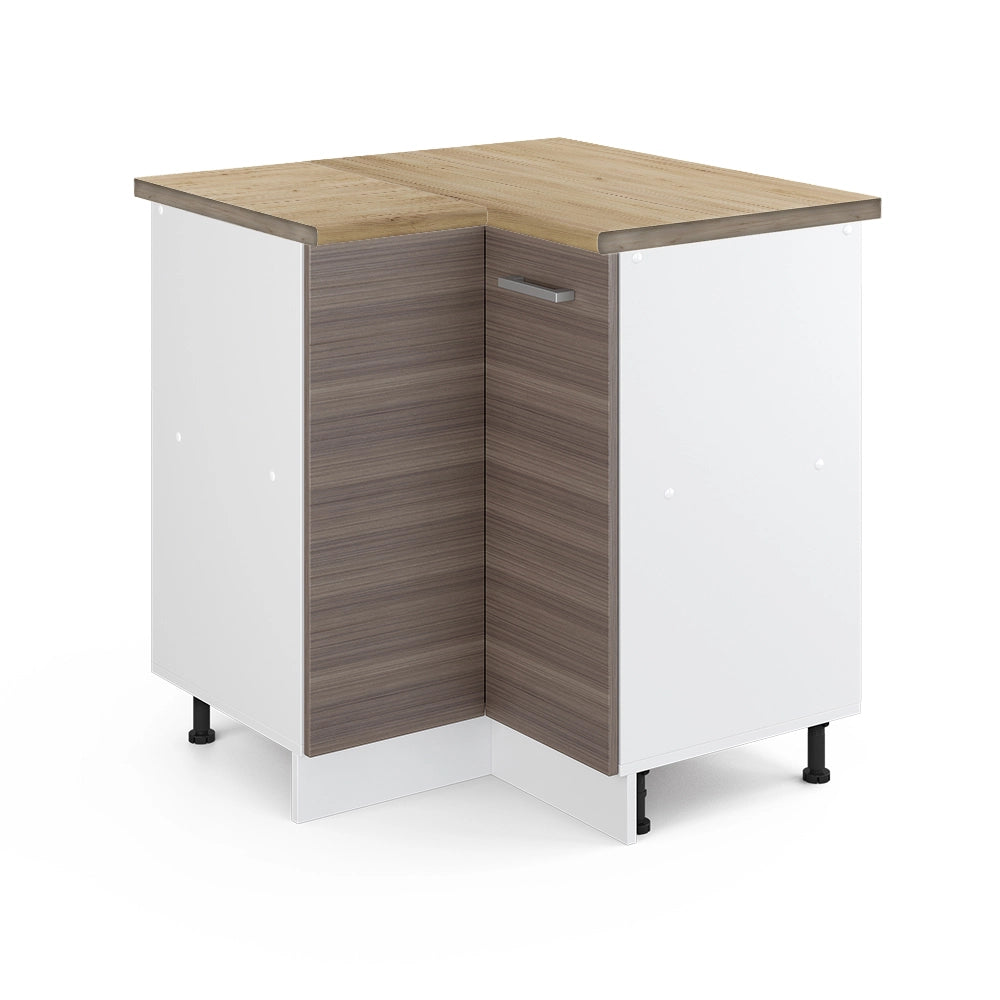 Vicco Mobile ad angolo cucina Grigio 75.6 cm , PL Rovere
