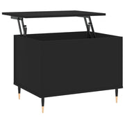 Tavolino da salotto | Tavolino da caff¨¨ | Tavolino da Soggiorno Nero 60x44,5x45 cm in Legno Multistrato
