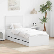 Struttura del letto Bianco 75 x 190 cm Legno Ingegnerizzato 3410756