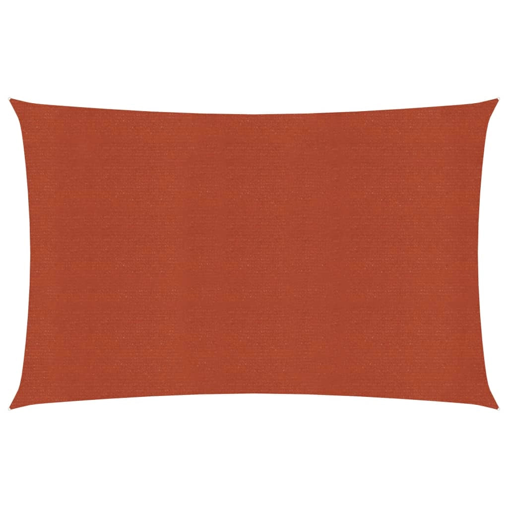 Vela ombreggiante 160 g/m² terracotta 3 x 4,5 m HDPE 02_0009348