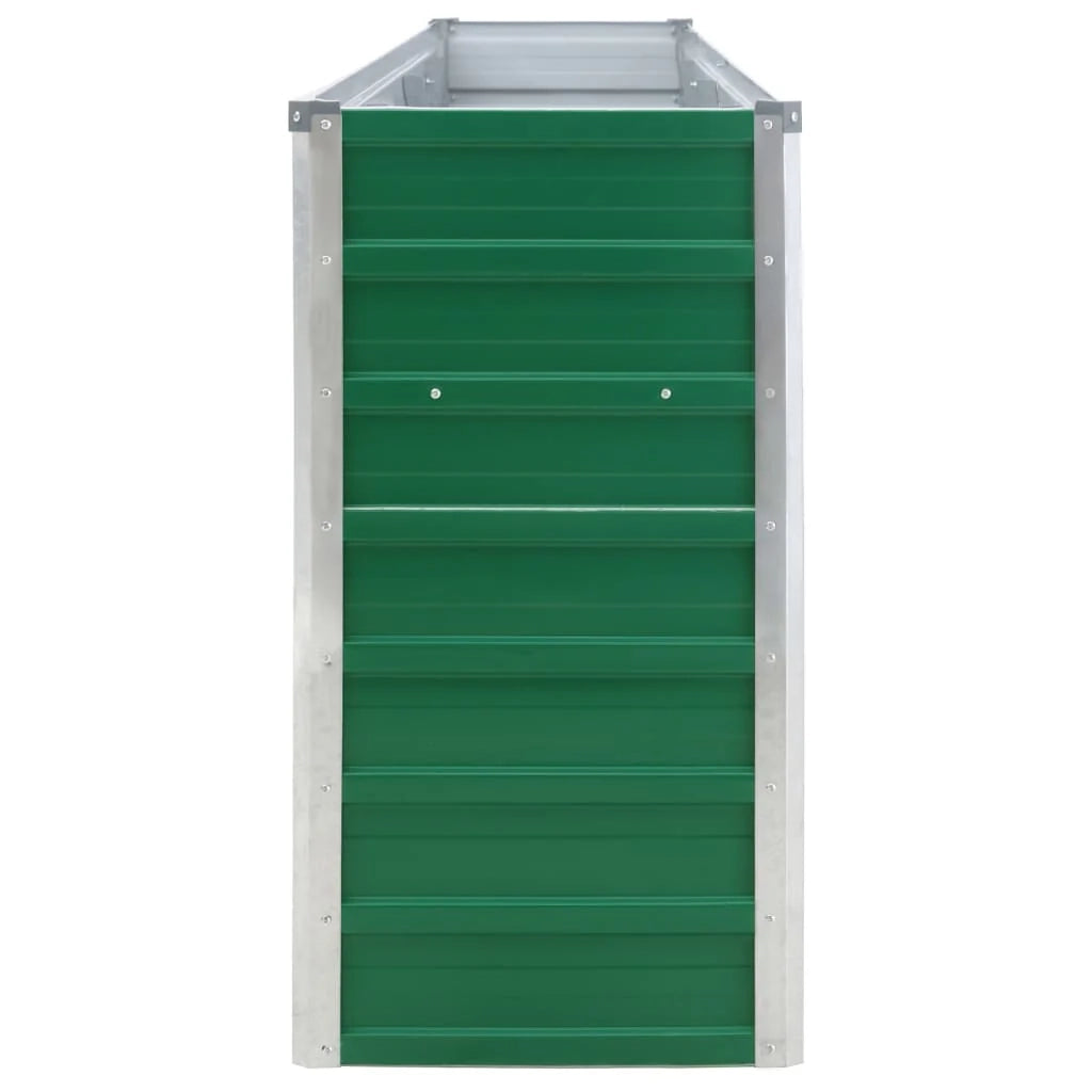 Fioriera 320 x 40 x 77 cm acciaio zincato verde 02_0000803