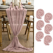 Telaio Bohemien in Metallo da 80 x 300 cm, 6 pezzi in Rosa
