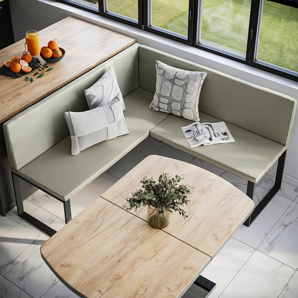 Vicco panca ad angolo Cachemire 150 x 150 cm