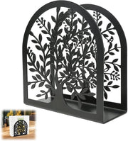 Asciugamani raccogliendo, dispensa asciugamani, rastrelliera asciugamani per tavolo, stendibiancheria per asciugamani, acciaio inossidabile, per decorazione di cucina, sala da pranzo e bar, nero, metallo